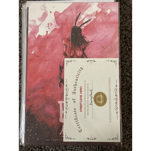 White Widow #7 (2023 Absolute) Variant Signed Benny Powell W/COA Auto - Picture 2 of 2